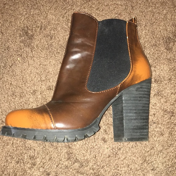 Nasty gal: Shoe Cult-high heeled ombré boots - Picture 6 of 10